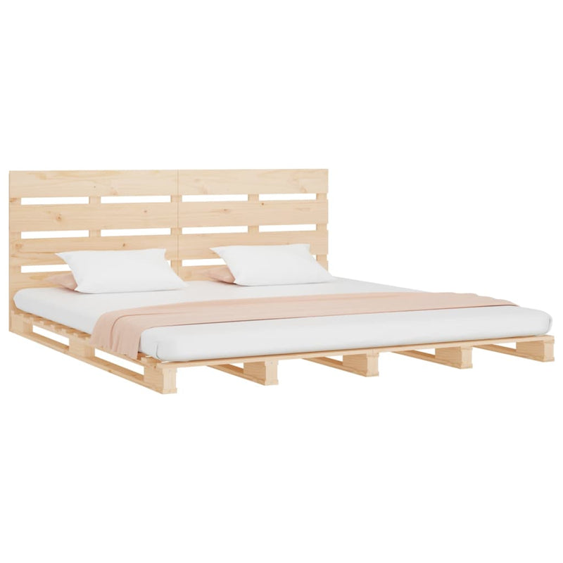 vidaXL tömör fenyőfa ágy matrac nélkül 140 x 190 cm