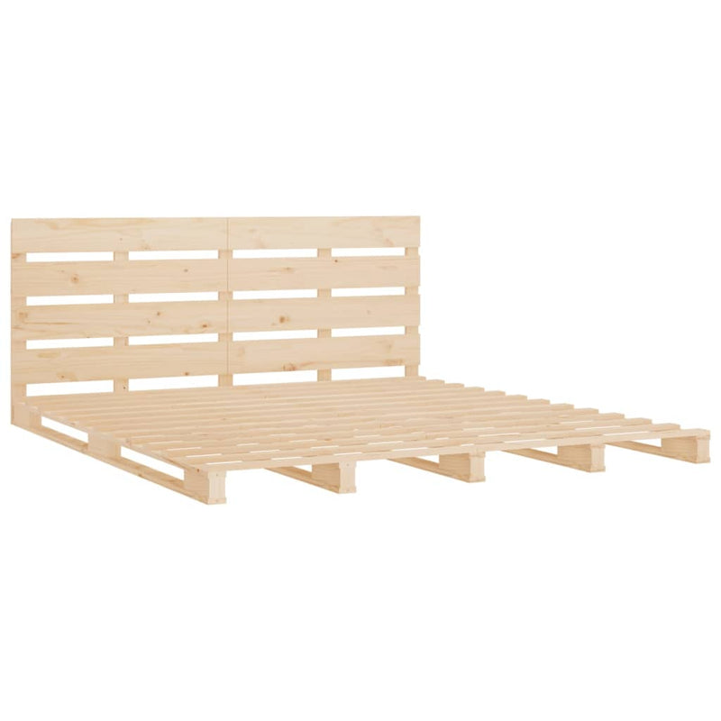 vidaXL tömör fenyőfa ágy matrac nélkül 140 x 190 cm