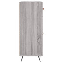 vidaXL szürke sonoma színű szerelt fa tálalószekrény 69,5 x 34 x 90 cm