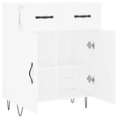 vidaXL fehér szerelt fa tálalószekrény 69,5 x 34 x 90 cm