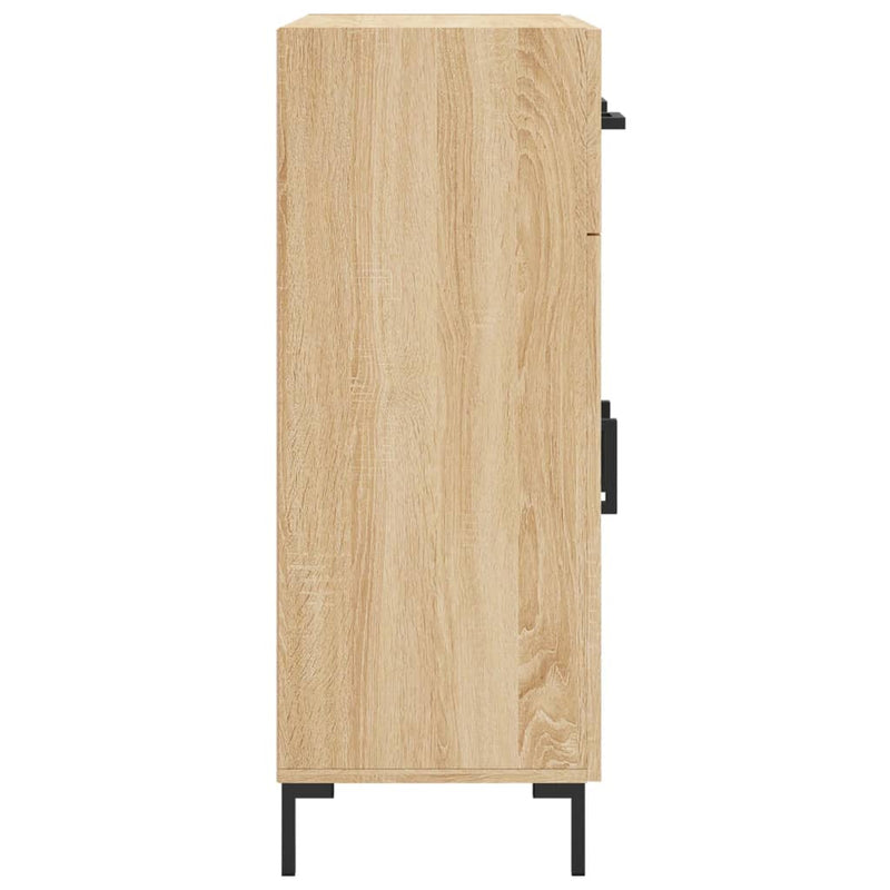 vidaXL sonoma tölgy színű szerelt fa tálalószekrény 69,5 x 34 x 90 cm