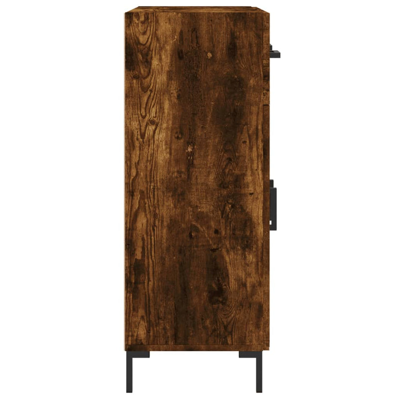 vidaXL füstös tölgy színű szerelt fa tálalószekrény 69,5 x 34 x 90 cm