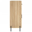 vidaXL sonoma tölgy színű szerelt fa tálalószekrény 69,5 x 34 x 90 cm