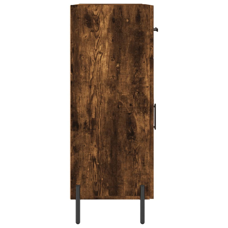 vidaXL füstös tölgy színű szerelt fa tálalószekrény 69,5 x 34 x 90 cm