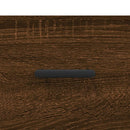 vidaXL barna tölgy színű szerelt fa tálalószekrény 69,5 x 34 x 90 cm