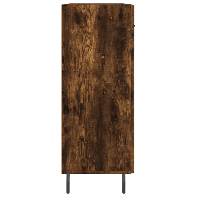 vidaXL füstös tölgy színű szerelt fa tálalószekrény 69,5 x 34 x 90 cm