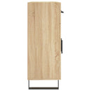 vidaXL sonoma tölgy színű szerelt fa tálalószekrény 69,5 x 34 x 90 cm