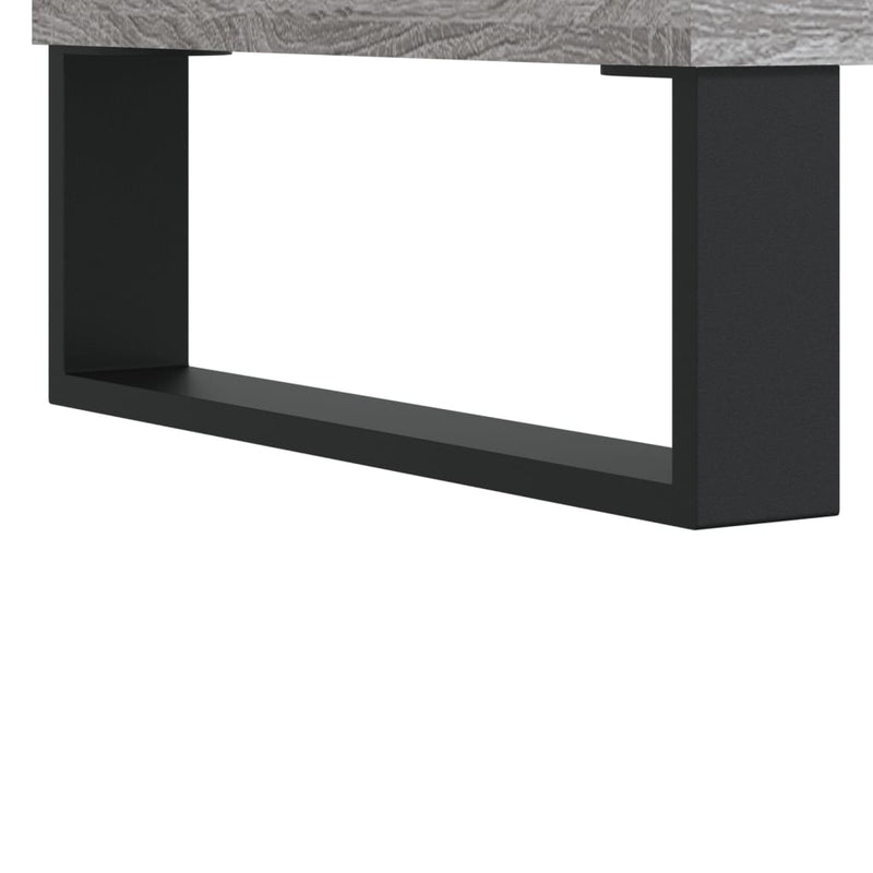 vidaXL szürke sonoma színű szerelt fa tálalószekrény 69,5 x 34 x 90 cm