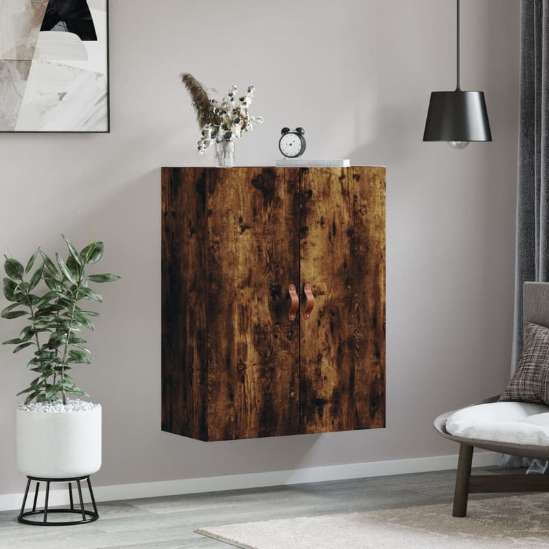 vidaXL füstös tölgy színű fali szekrény 69,5 x 34 x 90 cm