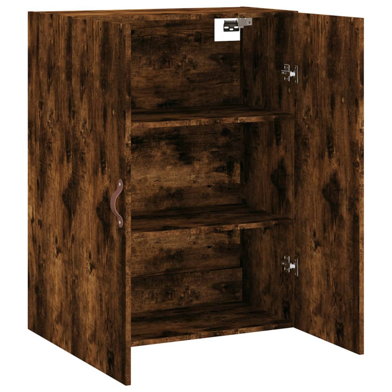 vidaXL füstös tölgy színű fali szekrény 69,5 x 34 x 90 cm