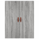 vidaXL szürke sonoma színű fali szekrény 69,5x34x90 cm