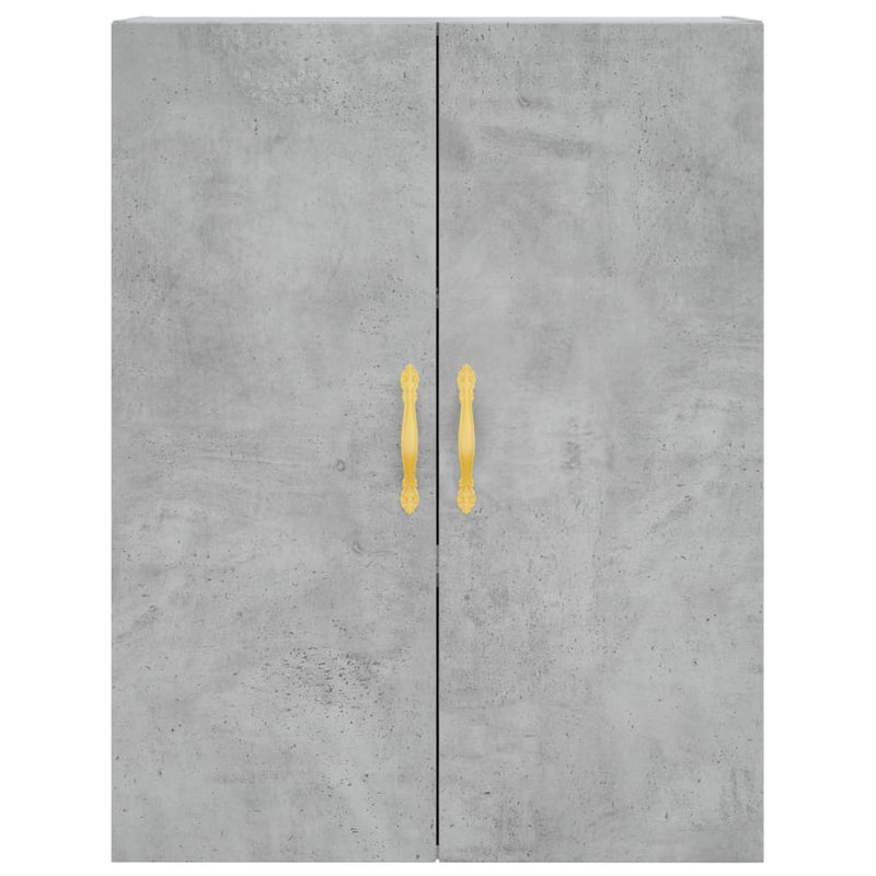 vidaXL betonszürke fali szekrény 69,5x34x90 cm