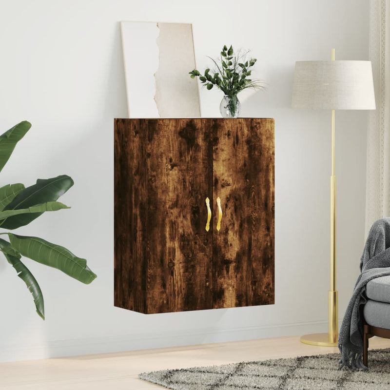 vidaXL füstös tölgy színű fali szekrény 69,5 x 34 x 90 cm