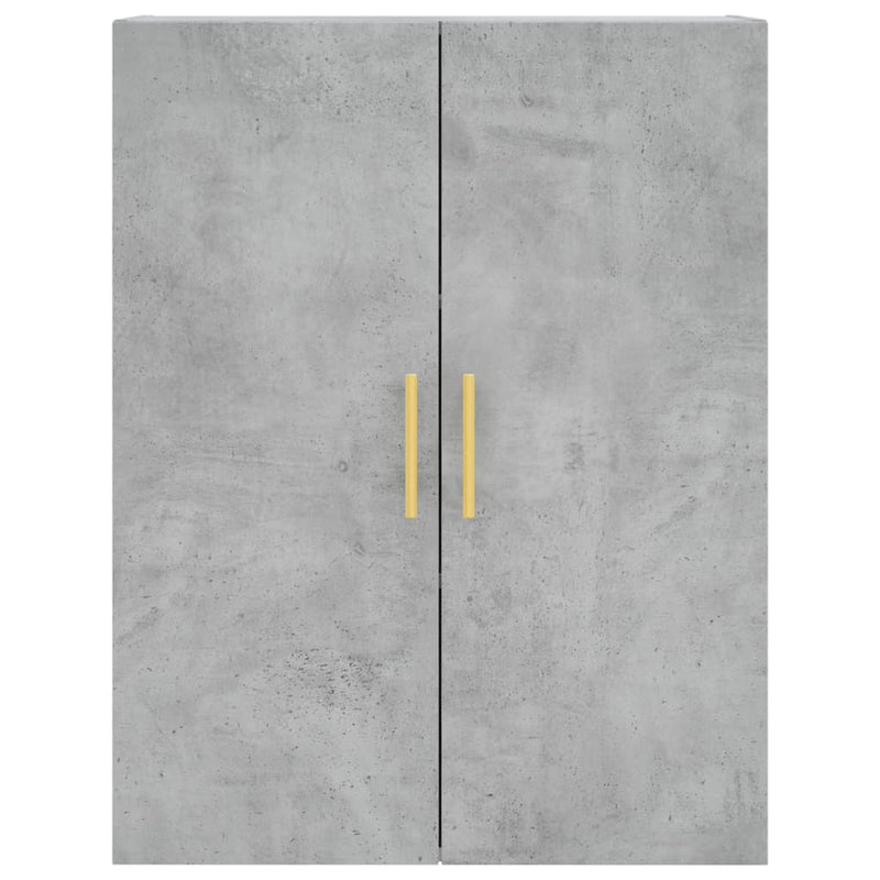vidaXL betonszürke fali szekrény 69,5x34x90 cm