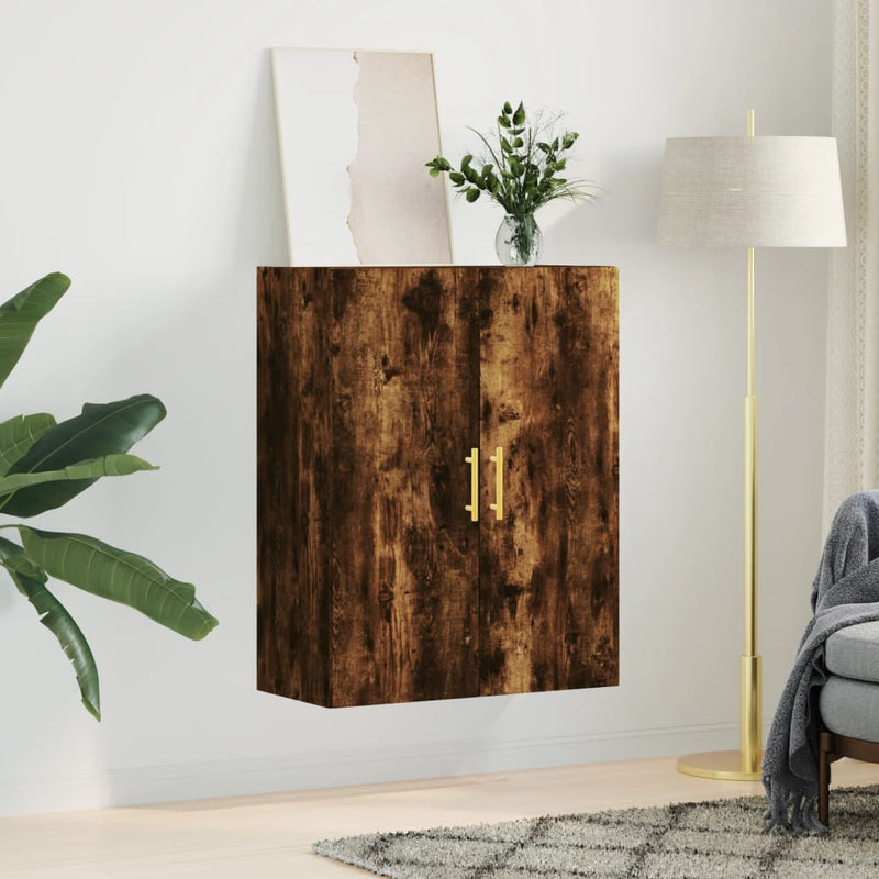 vidaXL füstös tölgy színű fali szekrény 69,5 x 34 x 90 cm