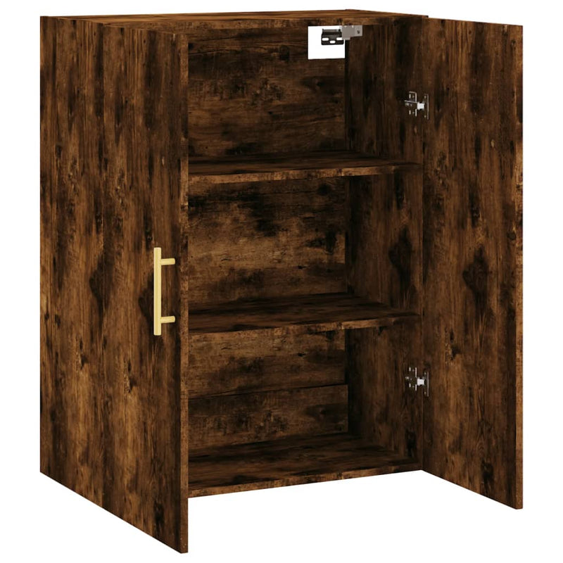 vidaXL füstös tölgy színű fali szekrény 69,5 x 34 x 90 cm