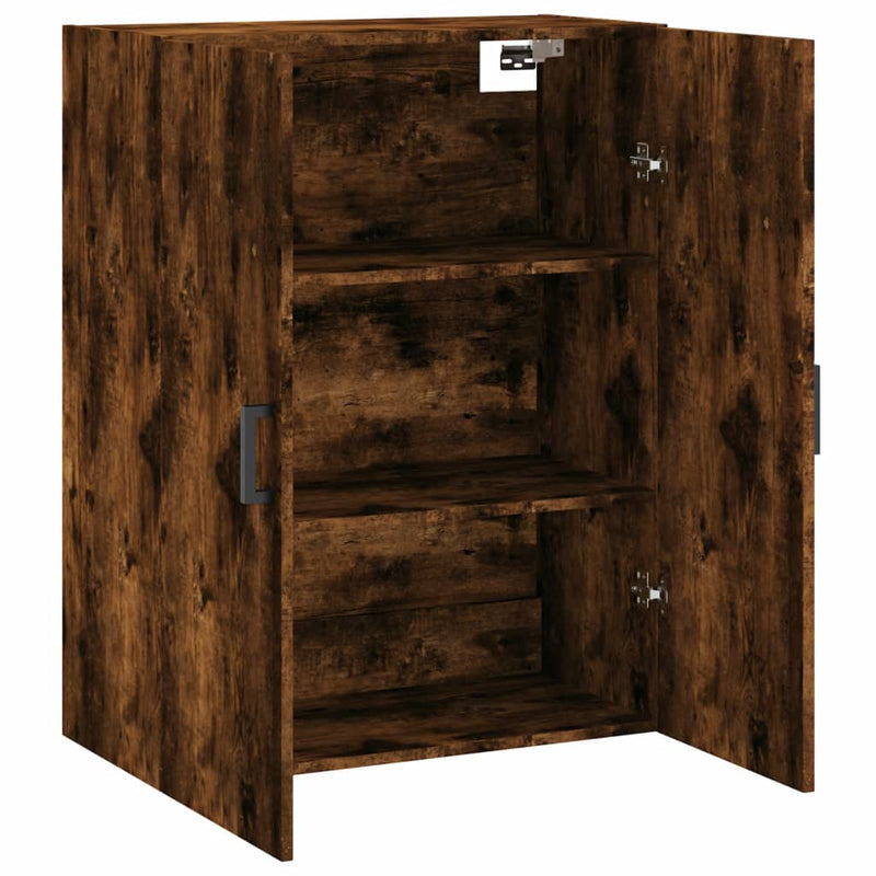 vidaXL füstös tölgy színű fali szekrény 69,5 x 34 x 90 cm