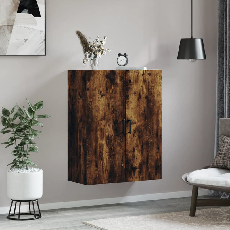 vidaXL füstös tölgy színű fali szekrény 69,5 x 34 x 90 cm