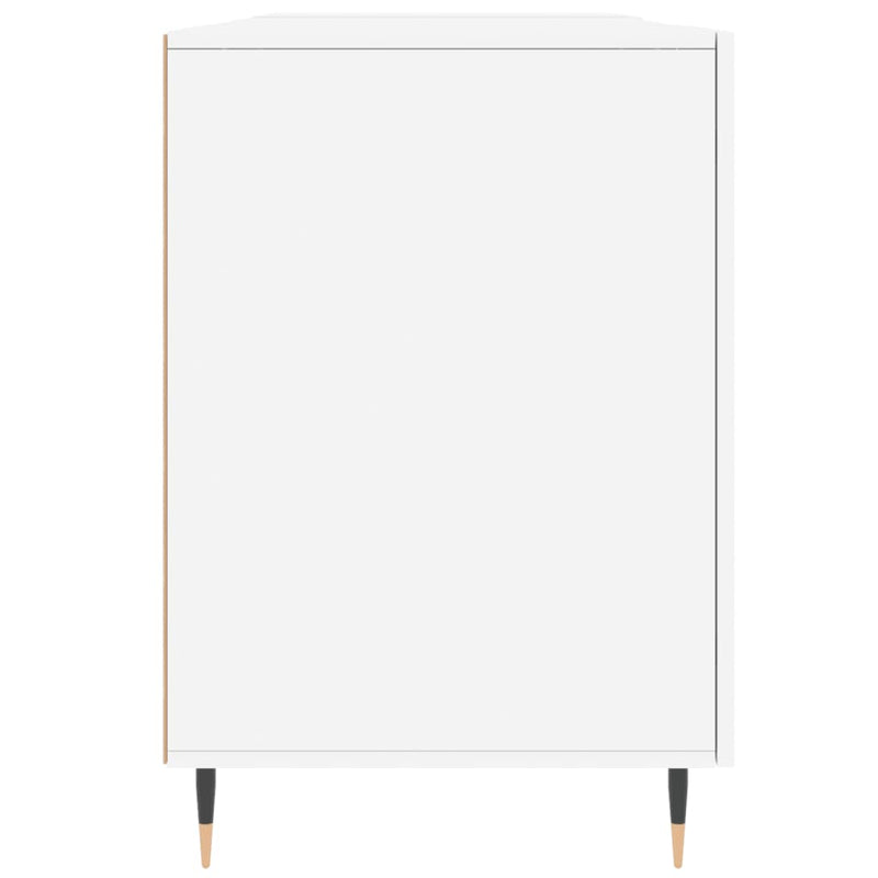 vidaXL fehér szerelt fa íróasztal 140 x 50 x 75 cm