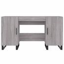 vidaXL szürke sonoma színű szerelt fa íróasztal 140x50x75 cm