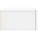 vidaXL fehér falra szerelhető éjjeliszekrény 35 x 35 x 20 cm