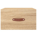 vidaXL sonoma tölgy színű falra szerelhető éjjeliszekrény 35x35x20 cm