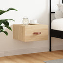 vidaXL sonoma tölgy színű falra szerelhető éjjeliszekrény 35x35x20 cm