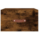 vidaXL füstös tölgy színű falra szerelhető éjjeliszekrény 35x35x20 cm