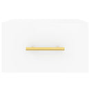 vidaXL fehér falra szerelhető éjjeliszekrény 35 x 35 x 20 cm