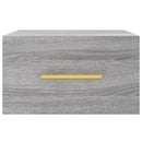 vidaXL szürke sonoma falra szerelhető éjjeliszekrény 35x35x20 cm