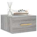 vidaXL 2 db szürke sonoma falra szerelhető éjjeliszekrény 35x35x20 cm