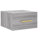vidaXL 2 db szürke sonoma falra szerelhető éjjeliszekrény 35x35x20 cm