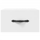 vidaXL fehér falra szerelhető éjjeliszekrény 35 x 35 x 20 cm