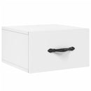 vidaXL 2 db fehér falra szerelhető éjjeliszekrény 35x35x20 cm