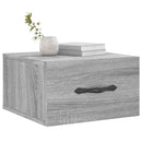vidaXL szürke sonoma falra szerelhető éjjeliszekrény 35x35x20 cm
