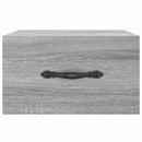 vidaXL szürke sonoma falra szerelhető éjjeliszekrény 35x35x20 cm