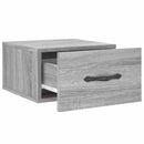 vidaXL szürke sonoma falra szerelhető éjjeliszekrény 35x35x20 cm