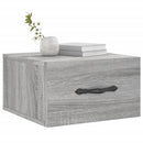 vidaXL 2 db szürke sonoma falra szerelhető éjjeliszekrény 35x35x20 cm