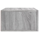 vidaXL 2 db szürke sonoma falra szerelhető éjjeliszekrény 35x35x20 cm