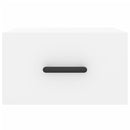 vidaXL 2 db fehér falra szerelhető éjjeliszekrény 35x35x20 cm