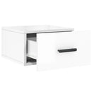 vidaXL 2 db magasfényű fehér fali éjjeliszekrény 35x35x20 cm
