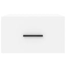 vidaXL fehér falra szerelhető éjjeliszekrény 35 x 35 x 20 cm