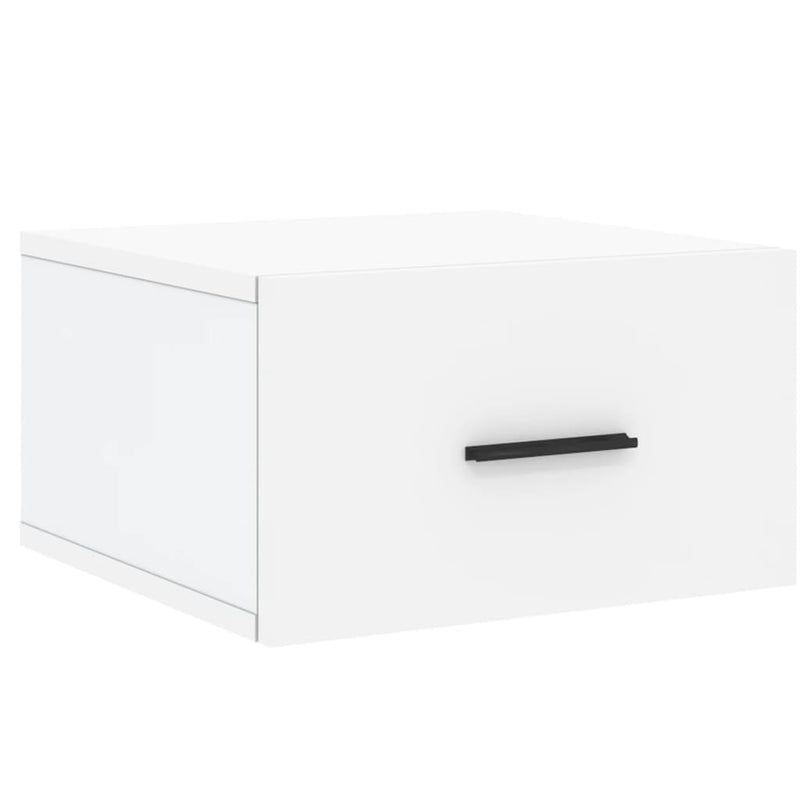 vidaXL 2 db fehér falra szerelhető éjjeliszekrény 35x35x20 cm