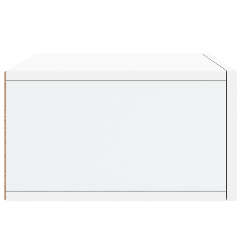 vidaXL 2 db fehér falra szerelhető éjjeliszekrény 35x35x20 cm