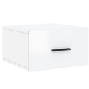 vidaXL 2 db magasfényű fehér fali éjjeliszekrény 35x35x20 cm