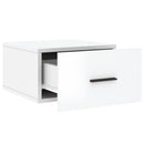 vidaXL 2 db magasfényű fehér fali éjjeliszekrény 35x35x20 cm