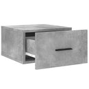 vidaXL 2 db betonszürke falra szerelhető éjjeliszekrény 35x35x20 cm