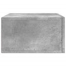 vidaXL 2 db betonszürke falra szerelhető éjjeliszekrény 35x35x20 cm