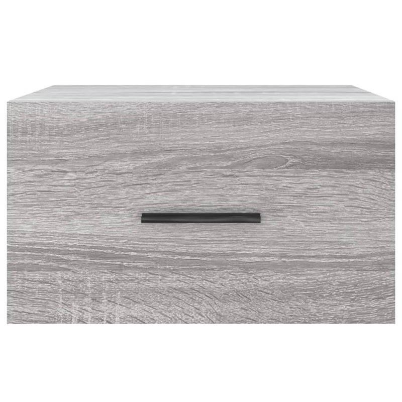 vidaXL szürke sonoma falra szerelhető éjjeliszekrény 35x35x20 cm