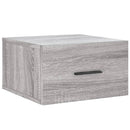 vidaXL 2 db szürke sonoma falra szerelhető éjjeliszekrény 35x35x20 cm